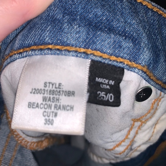 Veronica Beard Benzi Girlfriend Jean Mid Rise Beacon Ranch Blue 25 - Picture 5 of 15